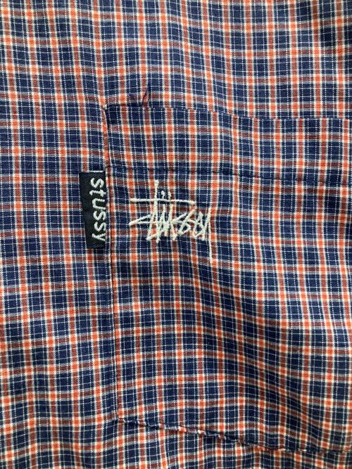 stussy（ステューシー）stussy (ステューシー) ボタンダウンシャツ ネイビー サイズ:XLの古着・服飾アイテム