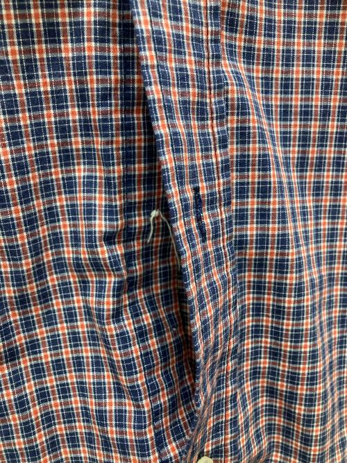 stussy（ステューシー）stussy (ステューシー) ボタンダウンシャツ ネイビー サイズ:XLの古着・服飾アイテム