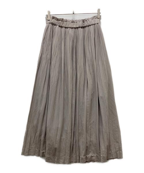 ESTNATION（エストネーション）ESTNATION (エストネーション) プリーツスカート グレー サイズ:38の古着・服飾アイテム