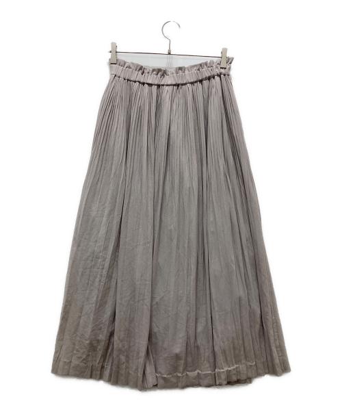 ESTNATION（エストネーション）ESTNATION (エストネーション) プリーツスカート グレー サイズ:38の古着・服飾アイテム