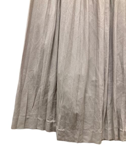 ESTNATION（エストネーション）ESTNATION (エストネーション) プリーツスカート グレー サイズ:38の古着・服飾アイテム