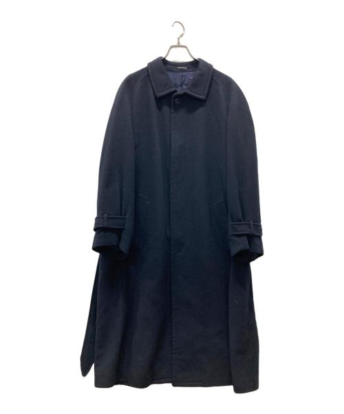 NINA RICCI（ニナリッチ）NINA RICCI (ニナリッチ) カシミヤ混ロングステンカラーコート ネイビー サイズ:50の古着・服飾アイテム