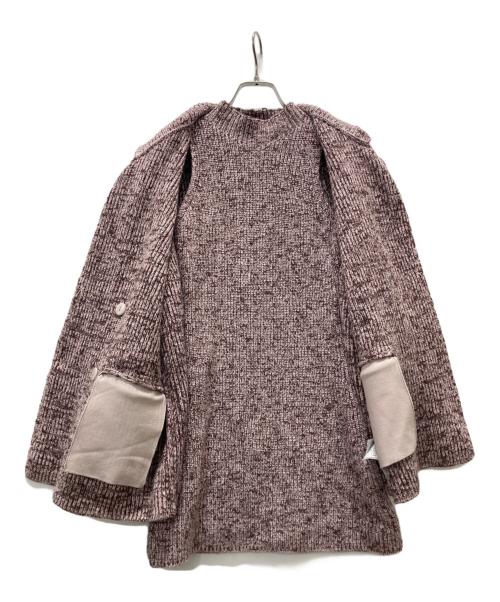 Snidel（スナイデル）Snidel (スナイデル) ニットワンピ×ジャケット ピンク サイズ:ONE SIZEの古着・服飾アイテム