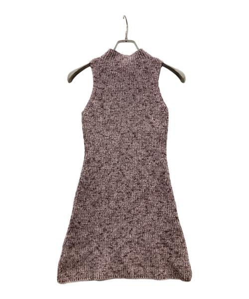 Snidel（スナイデル）Snidel (スナイデル) ニットワンピ×ジャケット ピンク サイズ:ONE SIZEの古着・服飾アイテム