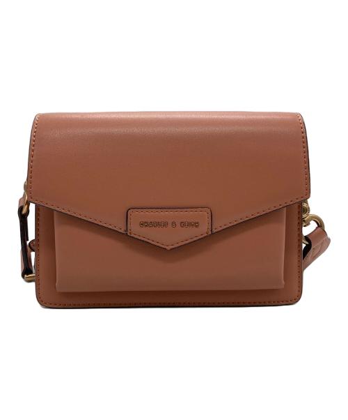 CHARLES & KEITH（チャールズアンドキース）CHARLES & KEITH (チャールズアンドキース) ショルダーバッグ ピンクの古着・服飾アイテム