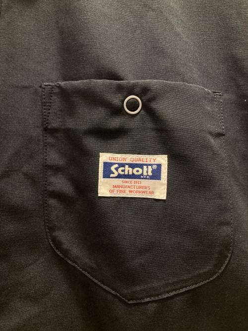Schott（ショット）Schott (ショット) TCワークシャツ ブラック サイズ:XLの古着・服飾アイテム