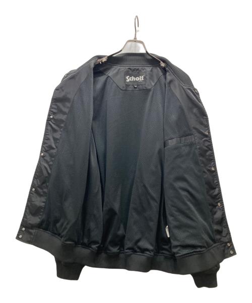 Schott（ショット）Schott (ショット) ナイロン バーシティ ジャケッ ブラック サイズ:2XLの古着・服飾アイテム