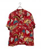 Sun Surfサンサーフ）の古着「アロハシャツ」｜レッド