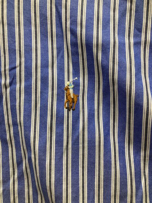 RALPH LAUREN（ラルフローレン）RALPH LAUREN (ラルフローレン) ボタンダウンシャツ スカイブルー サイズ:15の古着・服飾アイテム