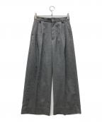 FRAMeWORKフレームワーク）の古着「トロタックワイドパンツ」｜グレー