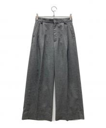 FRAMeWORK（フレームワーク）の古着「トロタックワイドパンツ」｜グレー