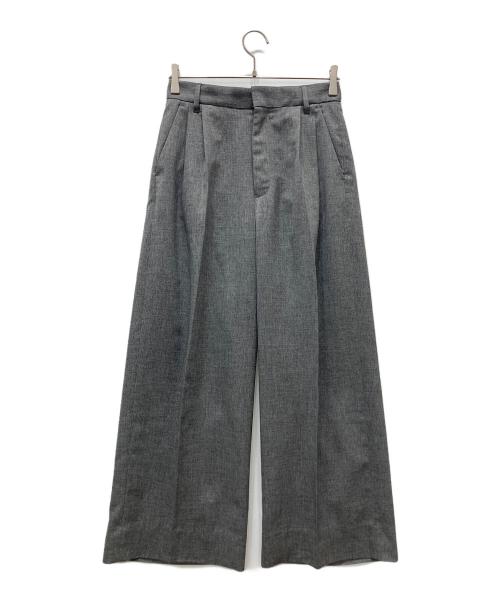 FRAMeWORK（フレームワーク）FRAMeWORK (フレームワーク) トロタックワイドパンツ グレー サイズ:36の古着・服飾アイテム