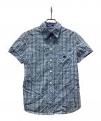 BURBERRY BLUE LABELバーバリー ブルー レーベル）の古着「半袖シャツ」｜スカイブルー