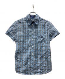 BURBERRY BLUE LABEL（バーバリー ブルー レーベル）の古着「半袖シャツ」｜スカイブルー