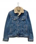 DIESELディーゼル）の古着「裏ボアデニムジャケット」｜インディゴ