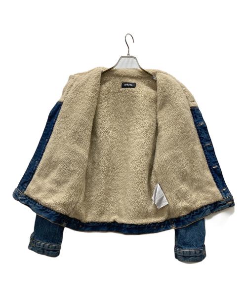 DIESEL（ディーゼル）DIESEL (ディーゼル) 裏ボアデニムジャケット インディゴ サイズ:Sの古着・服飾アイテム
