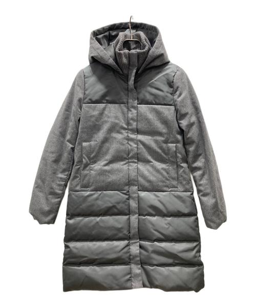 theory（セオリー）theory (セオリー) 切替ダウンコート グレー サイズ:Pの古着・服飾アイテム