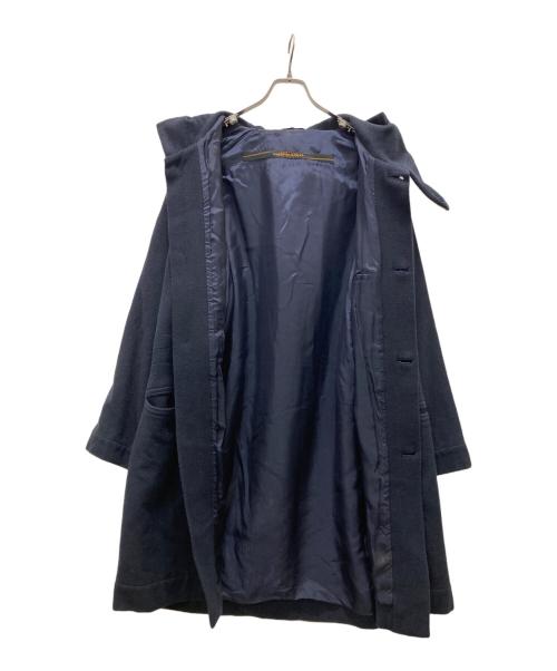 MARITHE+FRANCOIS GIRBAUD（マリテフランソワジルボー）MARITHE+FRANCOIS GIRBAUD (マリテフランソワジルボー) フーデッドコート ネイビー サイズ:Mの古着・服飾アイテム