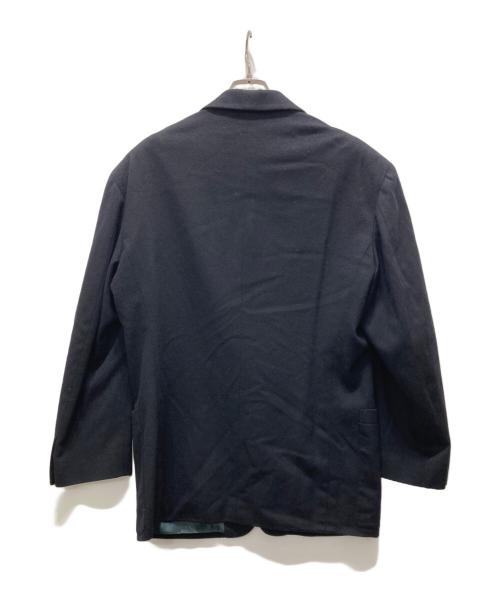 VERSUS VERSACE（ヴェルサス ヴェルサーチェ）VERSUS VERSACE (ヴェルサス ヴェルサーチェ) ロゴワッペン テーラードジャケット ネイビー サイズ:４８の古着・服飾アイテム