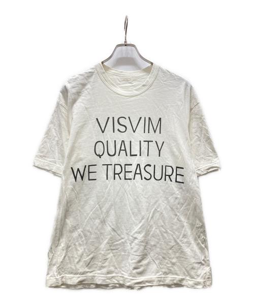 VISVIM（ビズビム）VISVIM (ビズビム) JUMBO TEE S/S /プリントTシャツ ホワイト サイズ:3の古着・服飾アイテム
