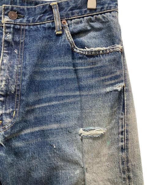 VISVIM（ビズビム）VISVIM (ビズビム) JOURNEYMAN PANTS TACKED DMGD-27 ブルー サイズ:3の古着・服飾アイテム