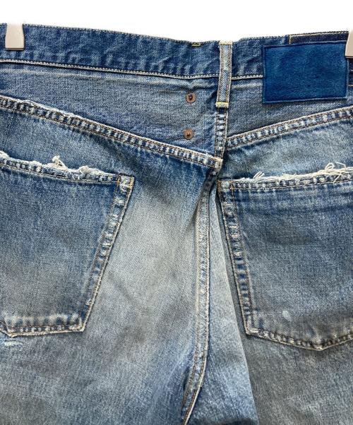 VISVIM（ビズビム）VISVIM (ビズビム) JOURNEYMAN PANTS TACKED DMGD-27 ブルー サイズ:3の古着・服飾アイテム