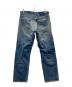 VISVIM (ビズビム) JOURNEYMAN PANTS TACKED DMGD-27 ブルー サイズ:3：110000円