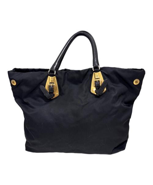 PRADA（プラダ）PRADA (プラダ) ハンドバッグ ブラックの古着・服飾アイテム