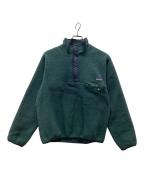 Patagoniaパタゴニア）の古着「USA製フリーススナップT スウェット」｜グリーン