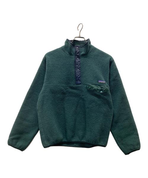 Patagonia（パタゴニア）Patagonia (パタゴニア) USA製フリーススナップT スウェット グリーン サイズ:Sの古着・服飾アイテム