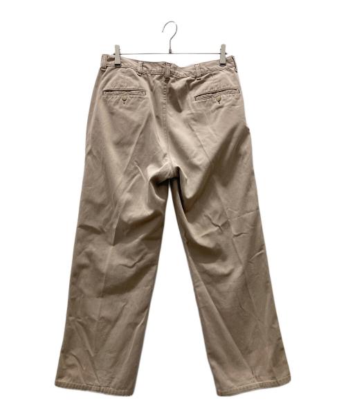POLO RALPH LAUREN（ポロ・ラルフローレン）POLO RALPH LAUREN (ポロ・ラルフローレン) USA製2タックチノパン ブラウン サイズ:34の古着・服飾アイテム
