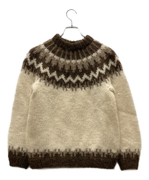hilda ltd（hilda ltd）hilda ltd (hilda ltd) ノルディックニット ベージュ サイズ:S(レディースサイズ)の古着・服飾アイテム
