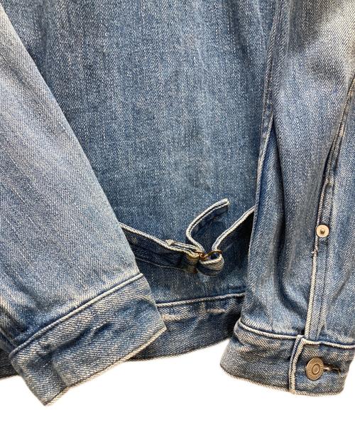ordinary fits（オーディナリーフィッツ）Ordinary fits (オーディナリーフィッツ) ノーカラーデニムジャケット ブルー サイズ:1の古着・服飾アイテム