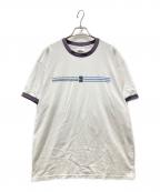 NIKEナイキ）の古着「センタースウォッシュトリムTシャツ」｜ホワイト