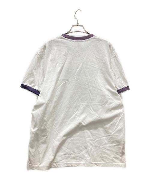 NIKE（ナイキ）NIKE (ナイキ) センタースウォッシュトリムTシャツ ホワイト サイズ:Lの古着・服飾アイテム