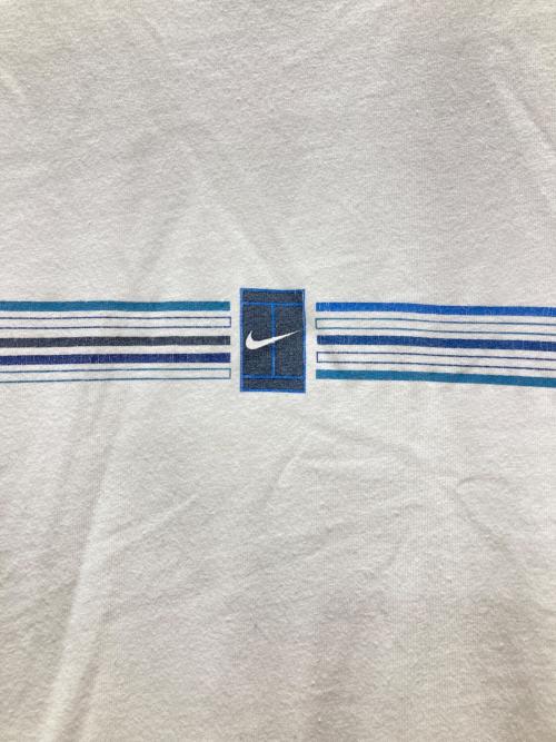 NIKE（ナイキ）NIKE (ナイキ) センタースウォッシュトリムTシャツ ホワイト サイズ:Lの古着・服飾アイテム