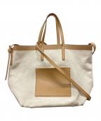 YAHKIヤーキ）の古着「キャンバスサコッシュ/ショルダーバッグ」｜ベージュ