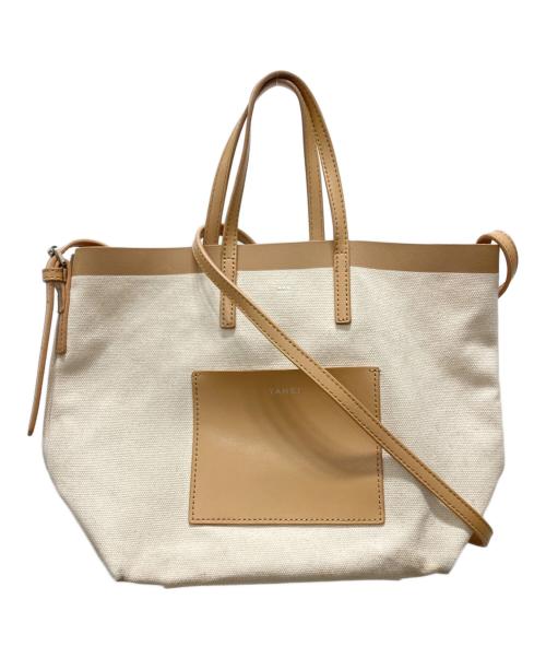 YAHKI（ヤーキ）YAHKI (ヤーキ) キャンバスサコッシュ/ショルダーバッグ ベージュの古着・服飾アイテム