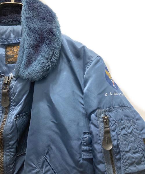 AVIREX（アヴィレックス）AVIREX (アヴィレックス) B-15フライトジャケット ネイビー サイズ:Mの古着・服飾アイテム