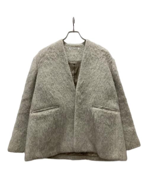 R'IAM PLAGE（リアム プラージュ）r'iam plage (リアム プラージュ) シャギーコートジャケット ベージュ サイズ:36の古着・服飾アイテム