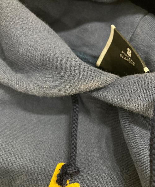 Hysteric Glamour（ヒステリックグラマー）Hysteric Glamour (ヒステリックグラマー) ロゴプルオーバーパーカー ネイビー サイズ:Sの古着・服飾アイテム