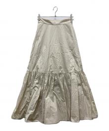 CLANE（クラネ）の古着「ボリュームティアードスカート」｜ホワイト