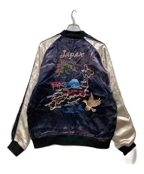 Schott（ショット）Schott (ショット) SCHOTT AGING SUKA JACKET ネイビー サイズ:Lの古着・服飾アイテム