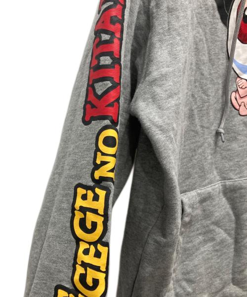 New Era（ニューエラ）New Era (ニューエラ) コラボプルオーバーパーカー グレー サイズ:Mの古着・服飾アイテム