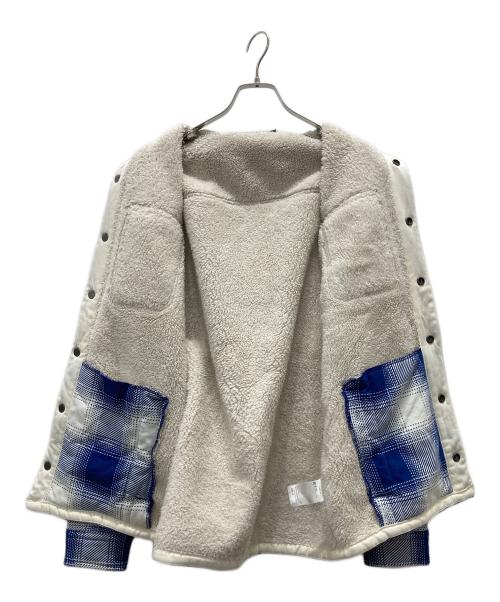 POLO RALPH LAUREN（ポロ・ラルフローレン）POLO RALPH LAUREN (ポロ・ラルフローレン) 裏ボアシャツジャケット ブルー サイズ:Mの古着・服飾アイテム