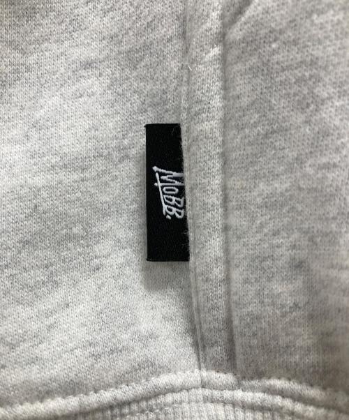 MOBB（モブ）MoBB (モブ) 裏起毛ロゴパーカー グレー サイズ:Sの古着・服飾アイテム