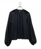 ORCIVALオーシバル）の古着「パフブラウス」｜ブラック