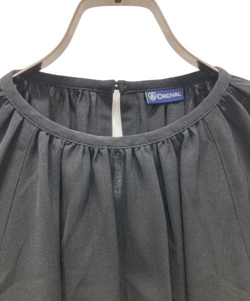 ORCIVAL（オーシバル）ORCIVAL (オーシバル) パフブラウス ブラック サイズ:Mの古着・服飾アイテム