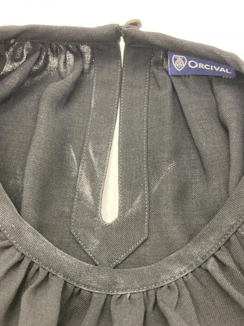 ORCIVAL（オーシバル）ORCIVAL (オーシバル) パフブラウス ブラック サイズ:Mの古着・服飾アイテム