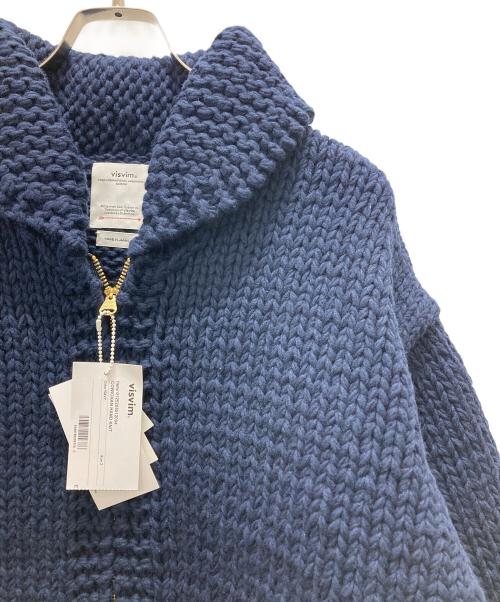 VISVIM（ビズビム）VISVIM (ビズビム) COWICHAN HAND KNIT/ニットジャケット ネイビー サイズ:3の古着・服飾アイテム